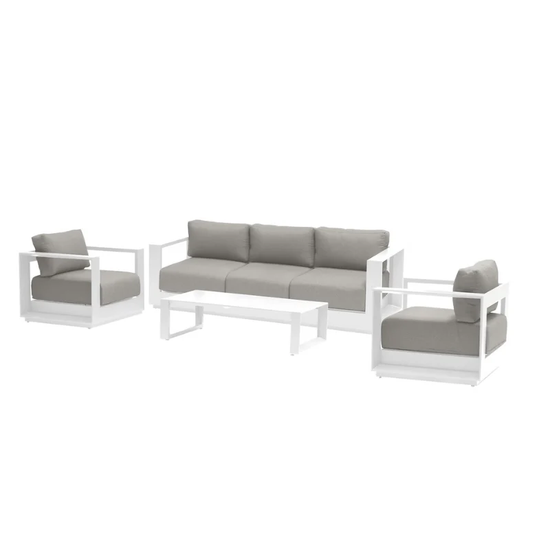 Salon de jardin AZUR - 5 places - illustration 2